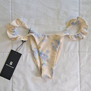 NWT Blackbough Swim Tessa Ruffled Cheeky Bottoms / Angel Cake - S